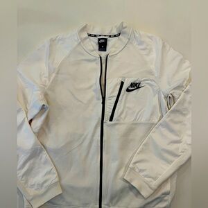 Nike white jacket never worn from smoke free and pet free home